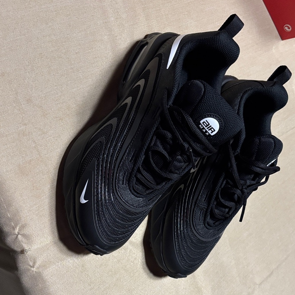 Nike Black and White Air Max 97 Athletic Sneakers